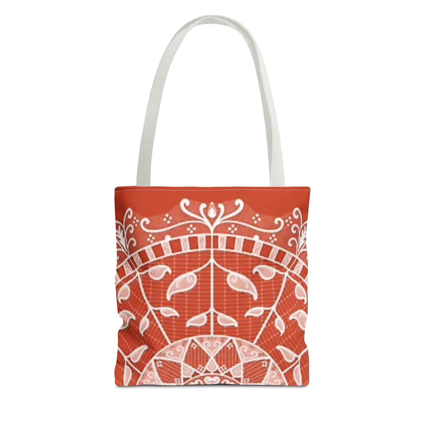 Orange And White Multi Color BRAND NEW MODERN Tote Bag (AOP)