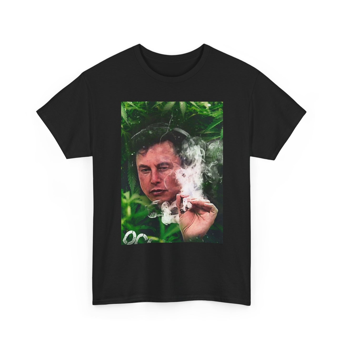 Elon Musk Joe Rogan T Shirt Funny Pot Podcast DOGE Unisex Heavy Cotton Tee