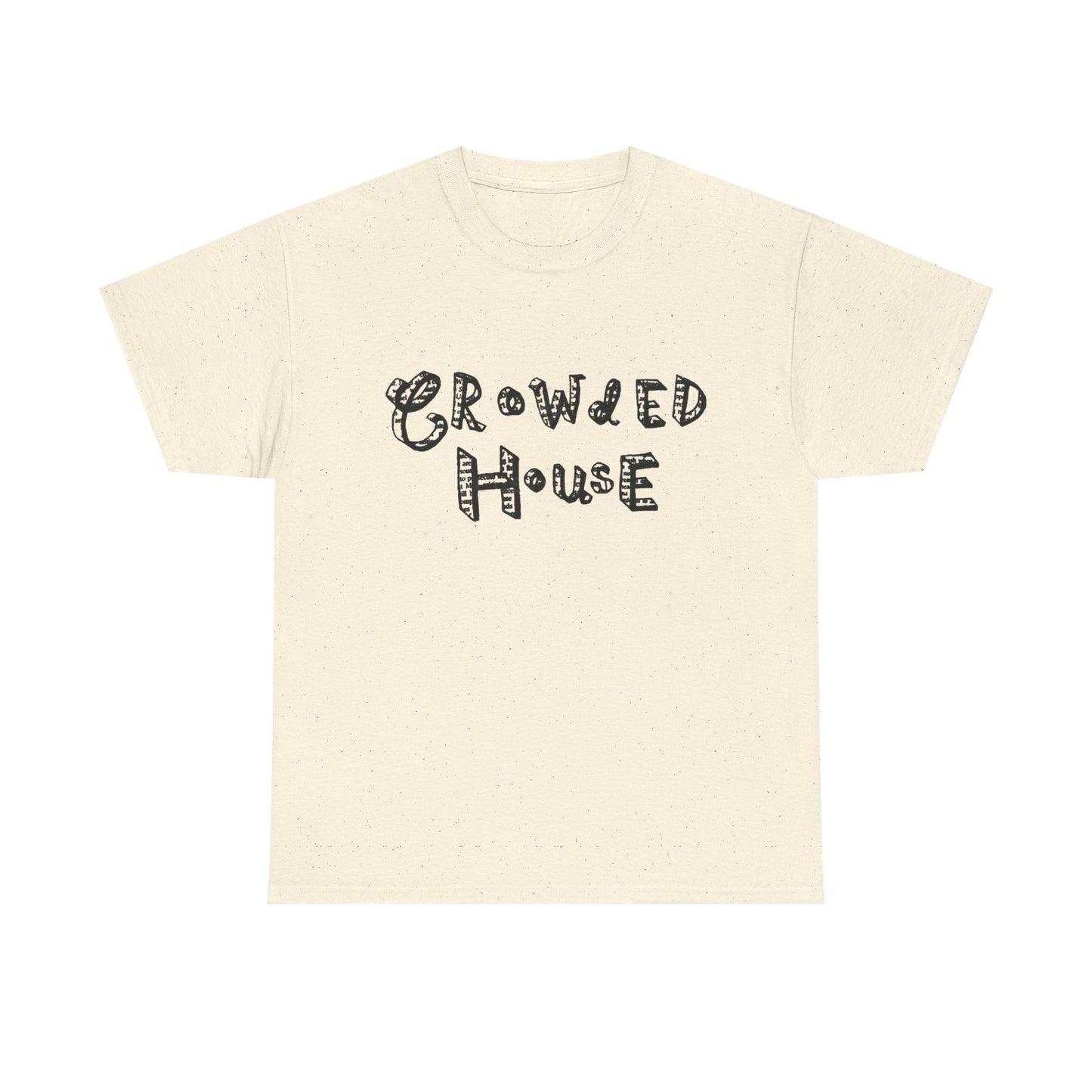 Crowded House Retro Graphic T Shirt NEW Unisex Heavy Cotton Tee