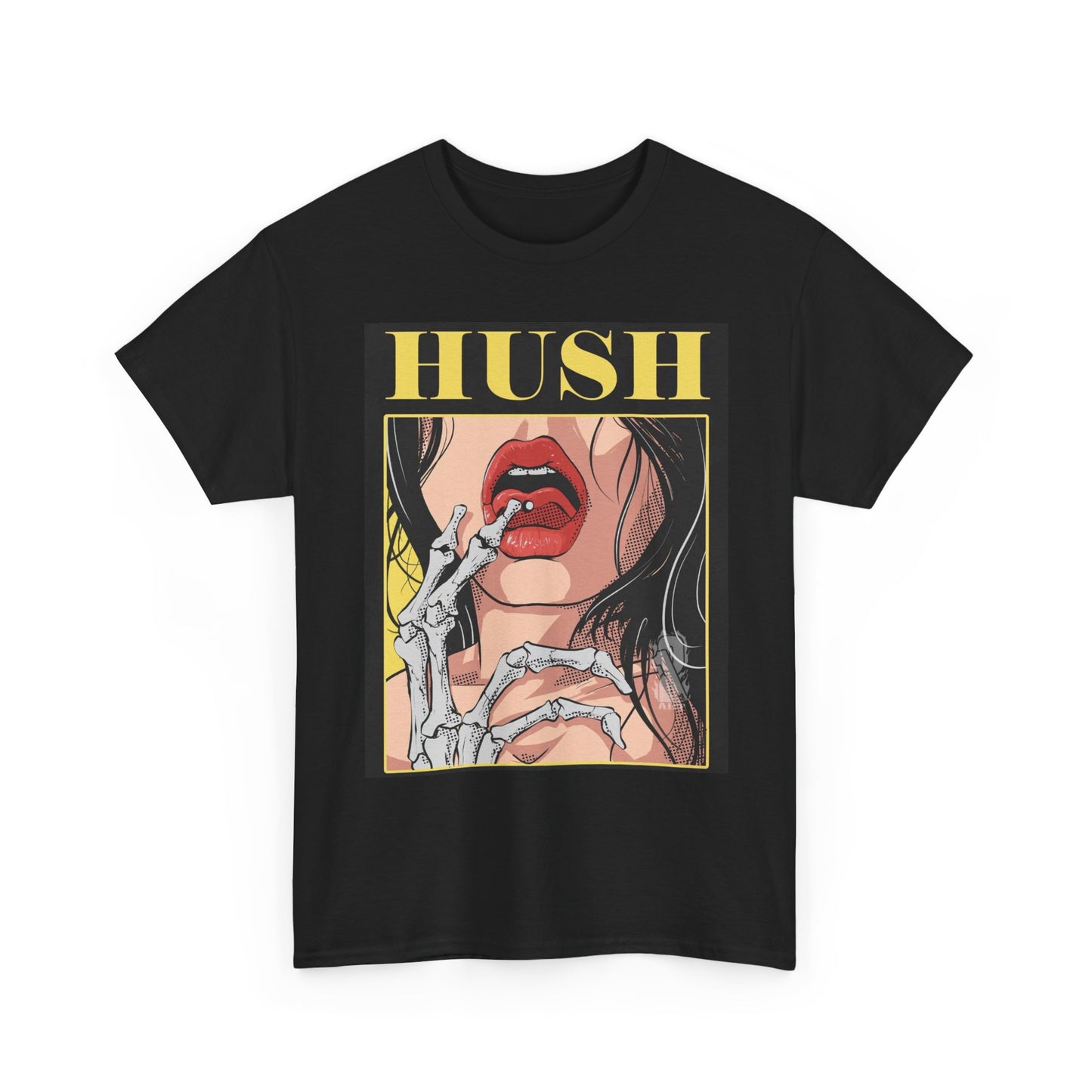 Hush Now Beautiful Woman Graphic T Shirt Vintage Unisex Heavy Cotton Tee