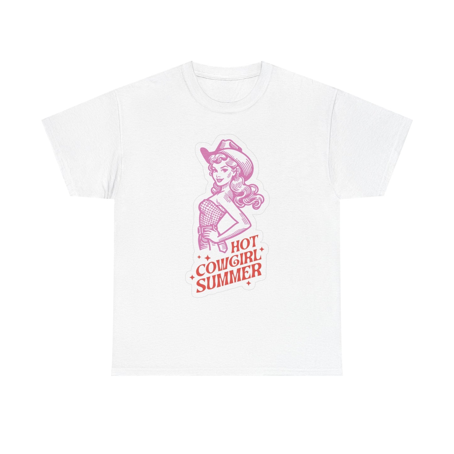 Hot Cowgirl Summer Graphic T Shirt Women's Cotton Tee BRAND NEW