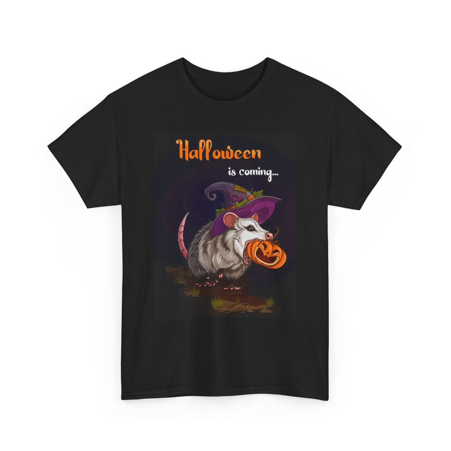 Halloween Is Coming Funny Graphic T Shirt Unisex Heavy Cotton Tee
