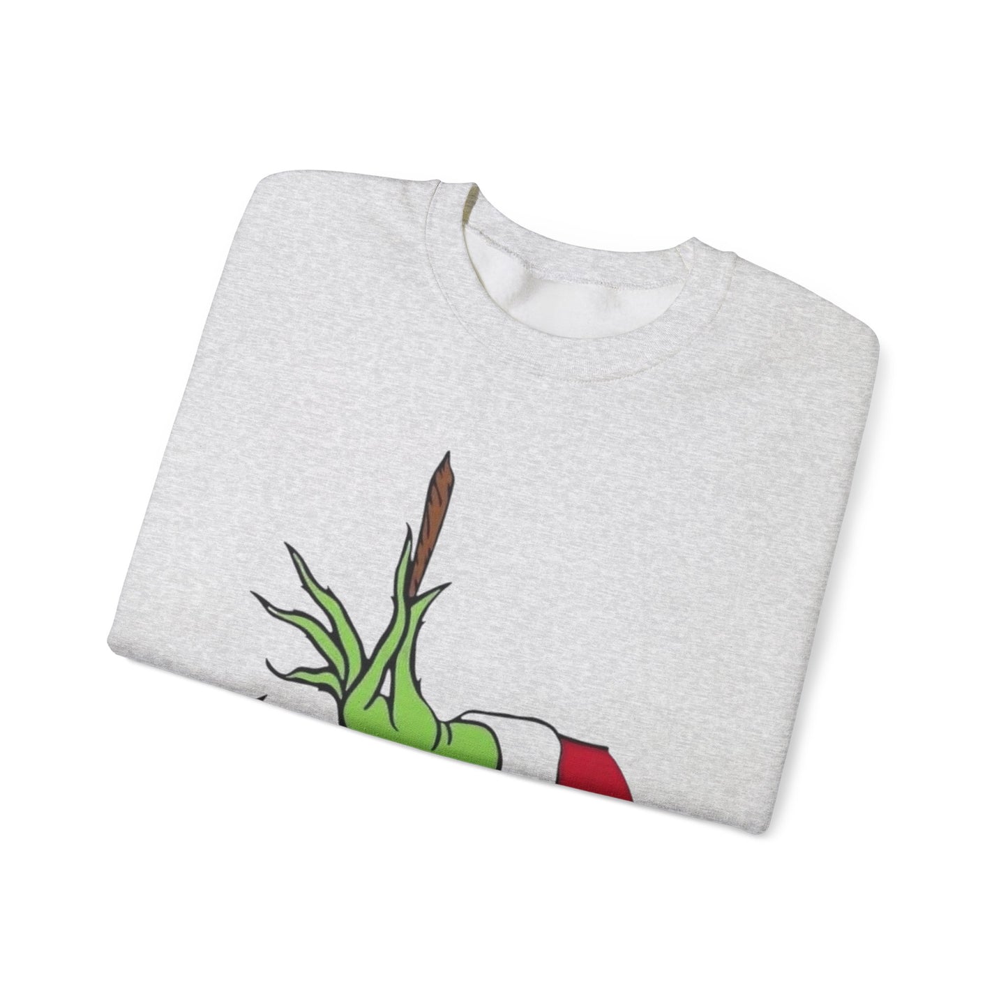 Merry Weedmas The Grinch Funny Sweater NEW Heavy Blend™ Crewneck Sweatshirt