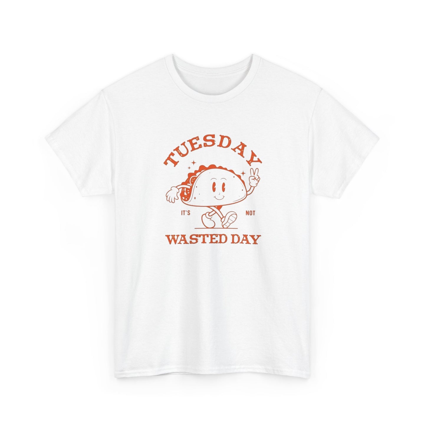 Taco Tuesday Funny Graphic T Shirt Unisex Heavy Cotton Tee