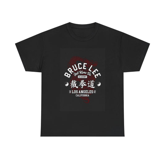 Bruce Lee Tshirt Vintage LA Karate GYM Unisex Heavy Cotton Tee