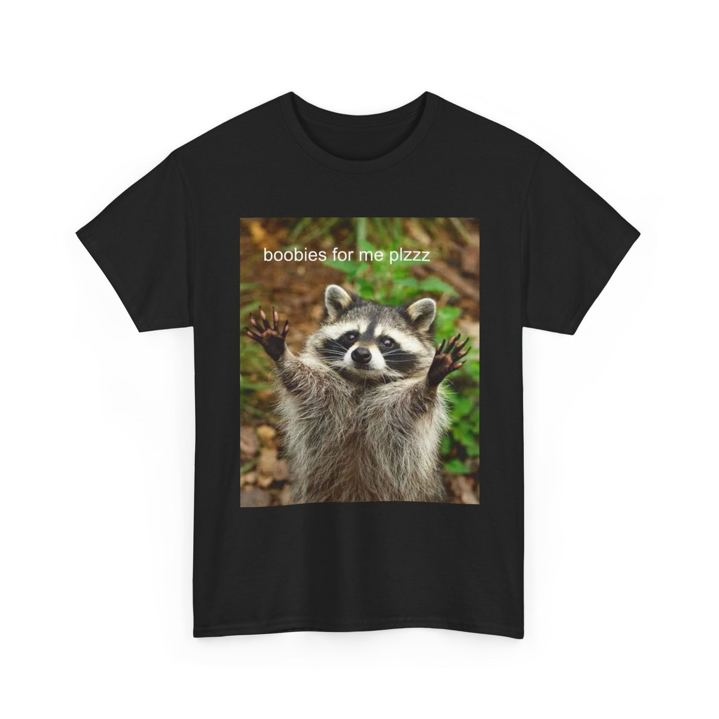 Boobies For Me Please Funny Graphic T Shirt Unisex Heavy Cotton Tee