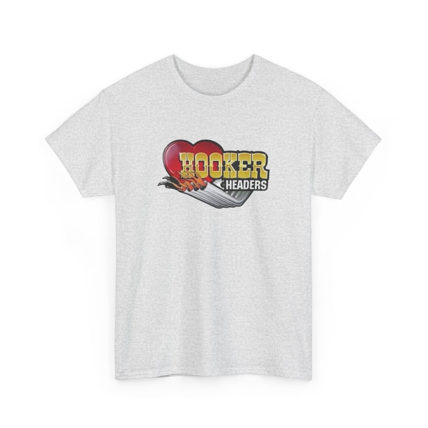 Hooker Headers T Shirt Graphic Muscle Car Unisex Heavy Cotton Tee NEW GIFT