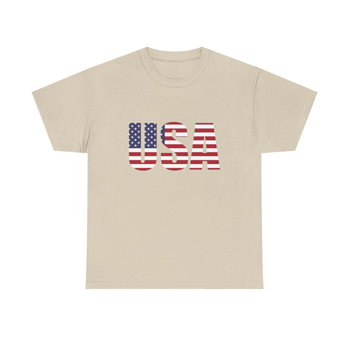 USA American Flag Made In AMERICA Graphic T Shirt Unisex NEW Heavy Cotton Tee