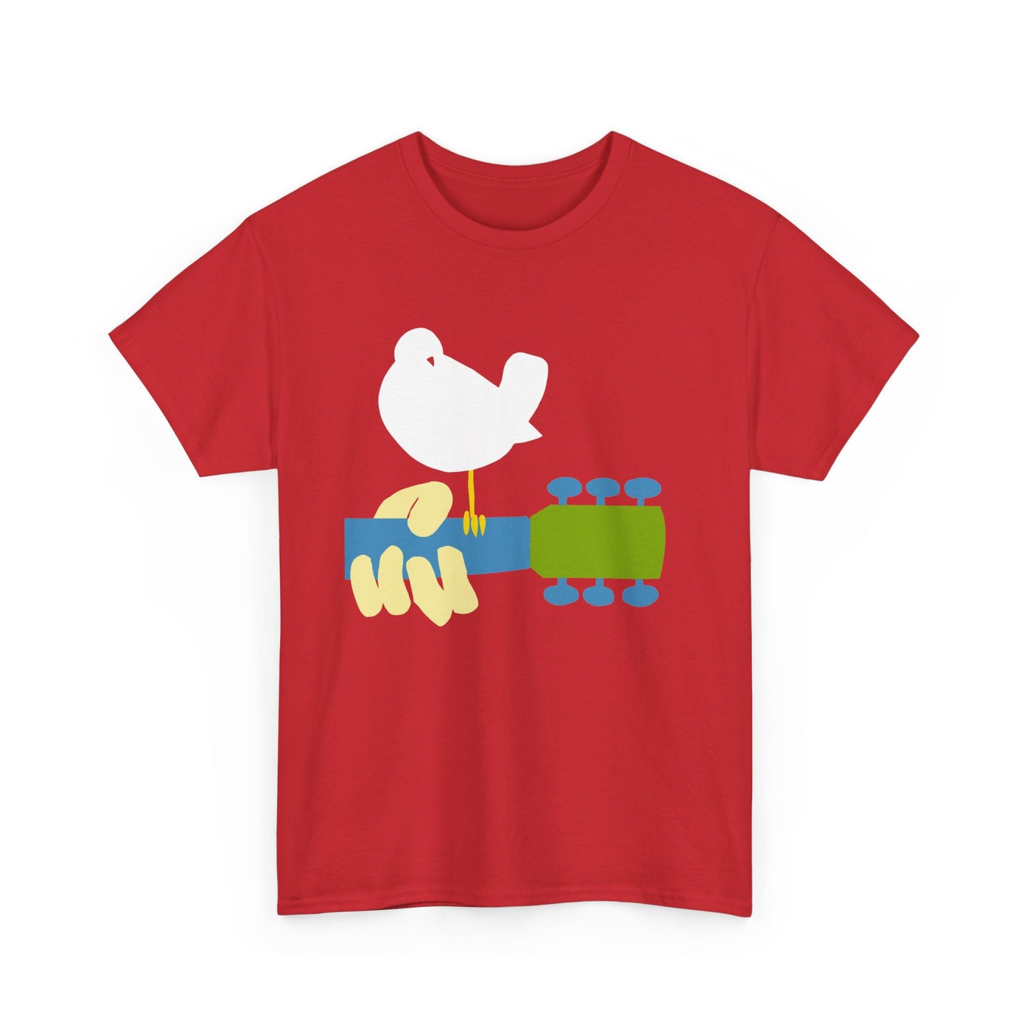 Woodstock Graphic T Shirt Vintage Logo Hippie Groovy Unisex Heavy Cotton Tee