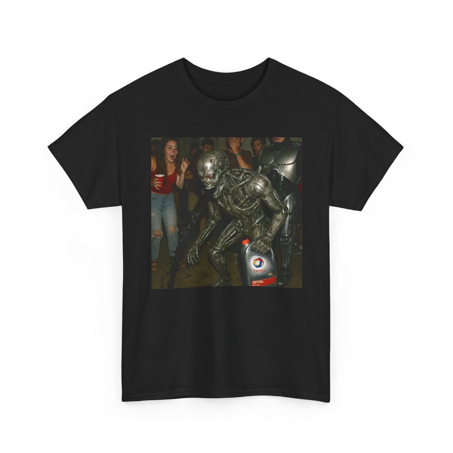 The Terminator Partying Funny Robot A.i Graphic T Shirt BRAND NEW S-5XL