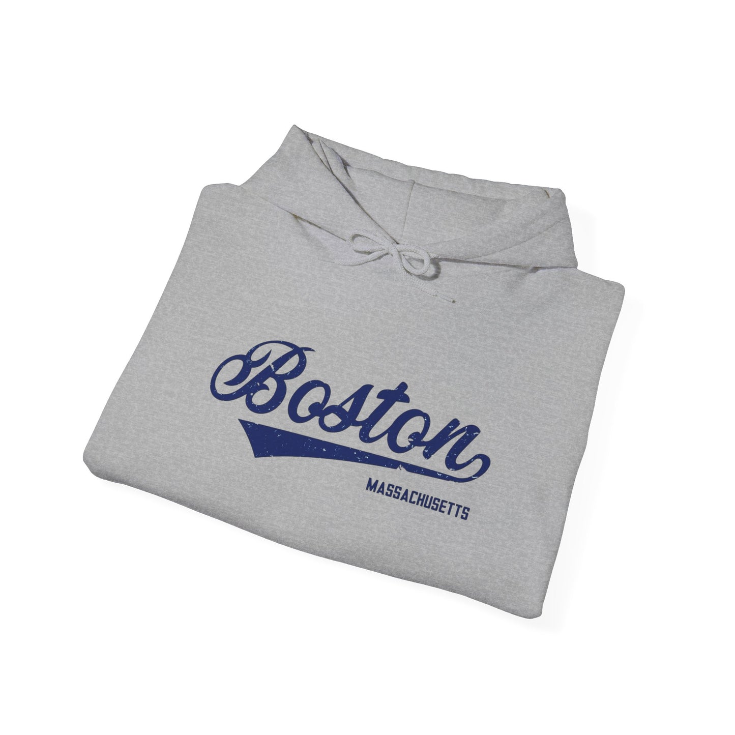 Boston Massachusetts Logo Graphic Hoodie NEW Heavy Blend Hooded Sweatshirt