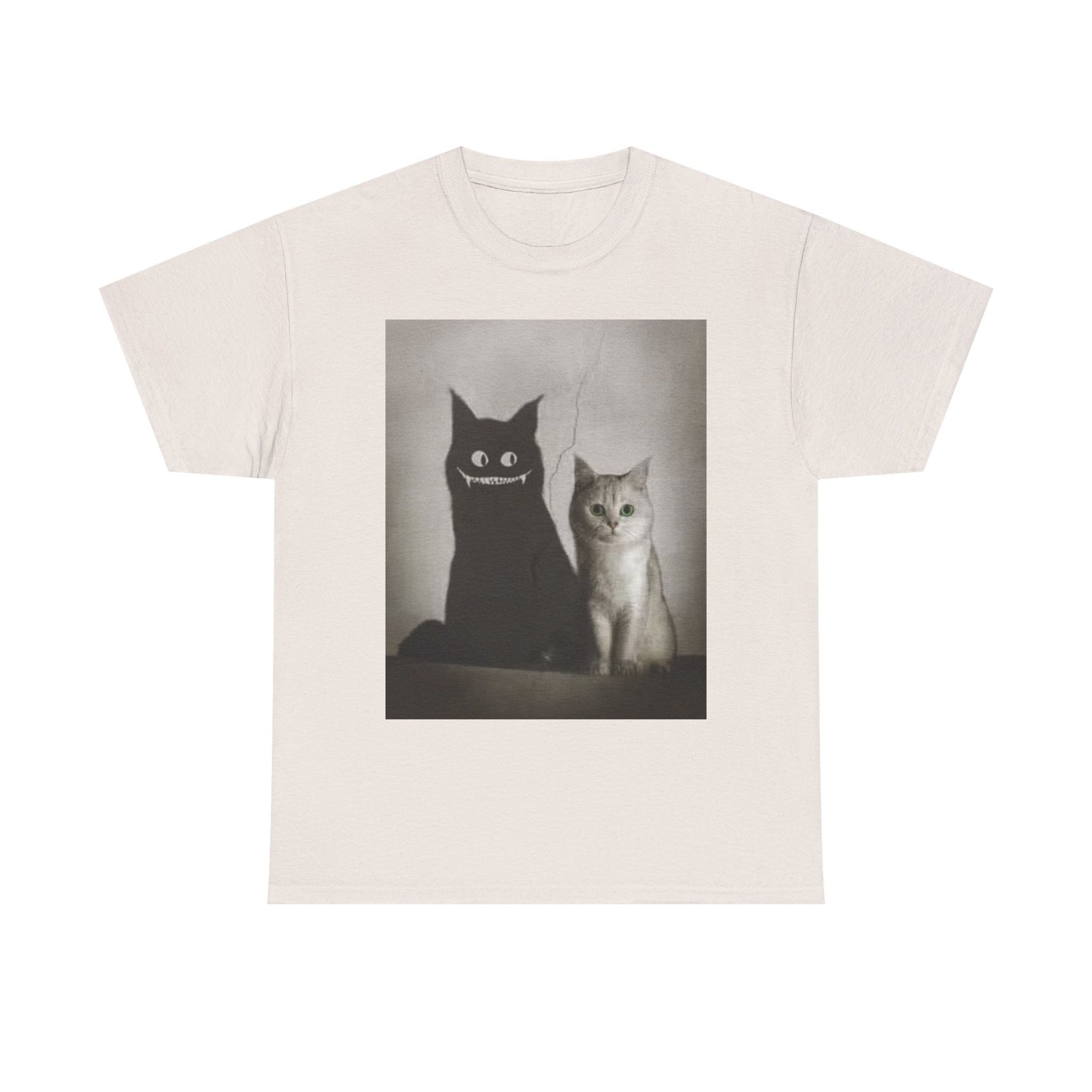 Funny Cat Graphic T Shirt Kitten Cat Lover Hilarious Unisex Heavy Cotton Tee