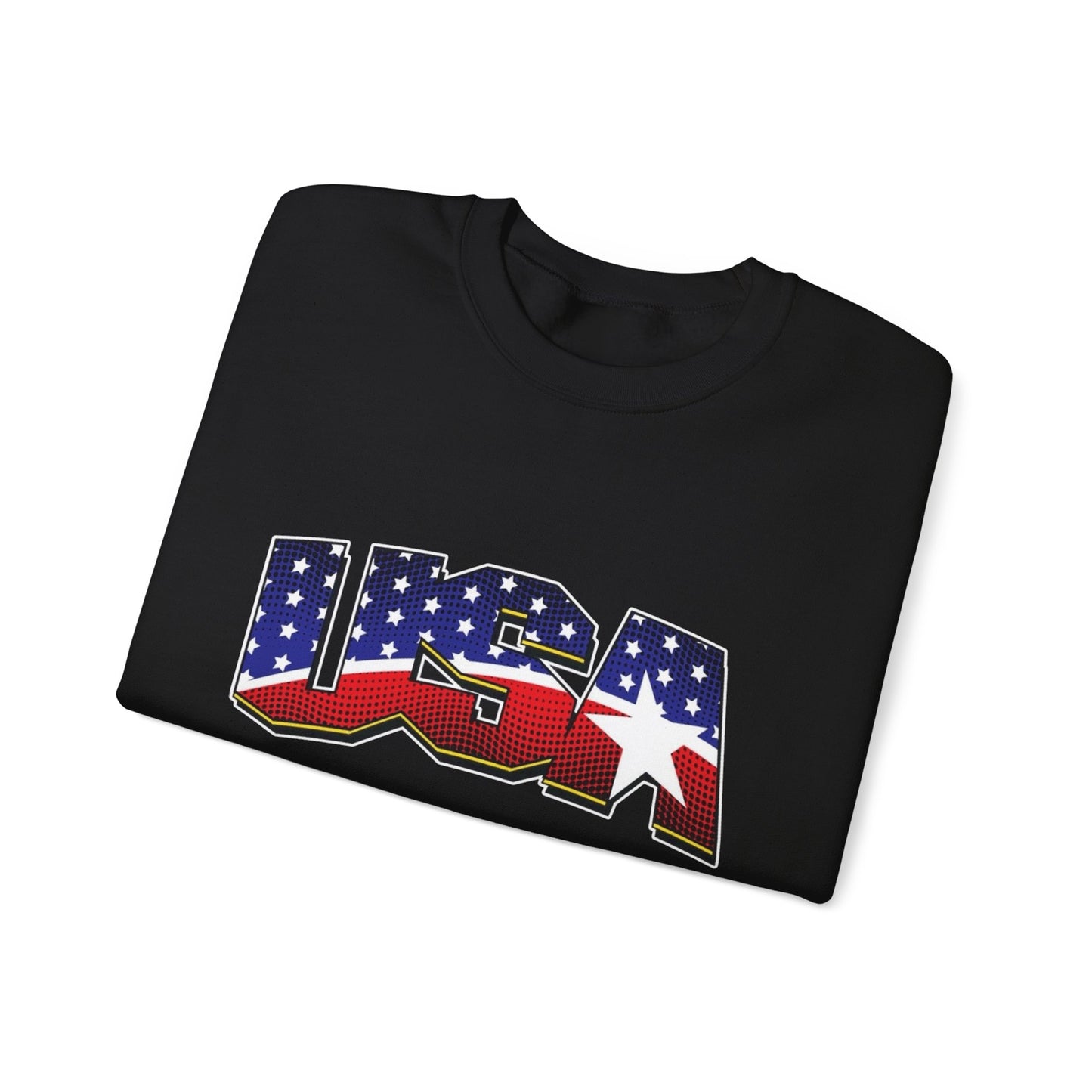 USA American Flag Sweater NEW Unisex Heavy Blend™ Crewneck Sweatshirt