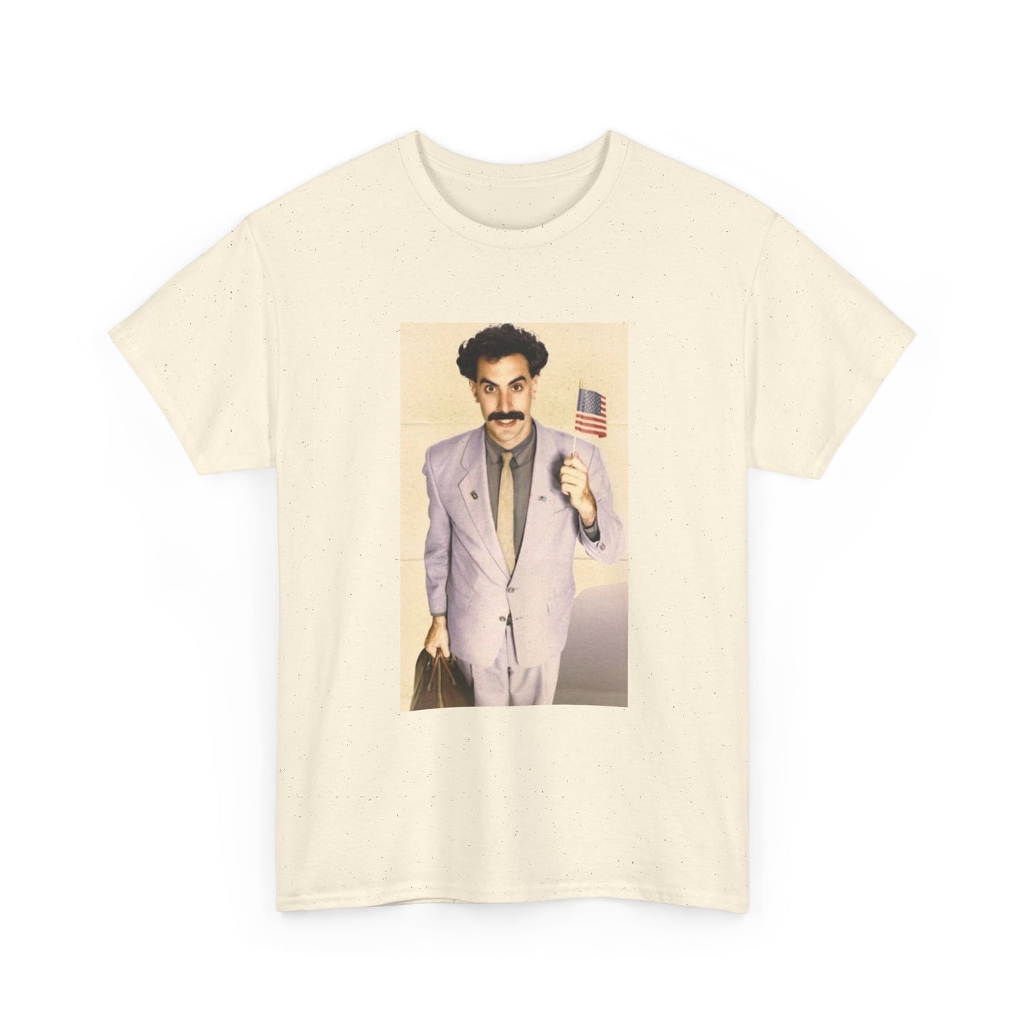 Borat Comes to America Tshirt Funny Comedy Movie Unisex Heavy Cotton Tee