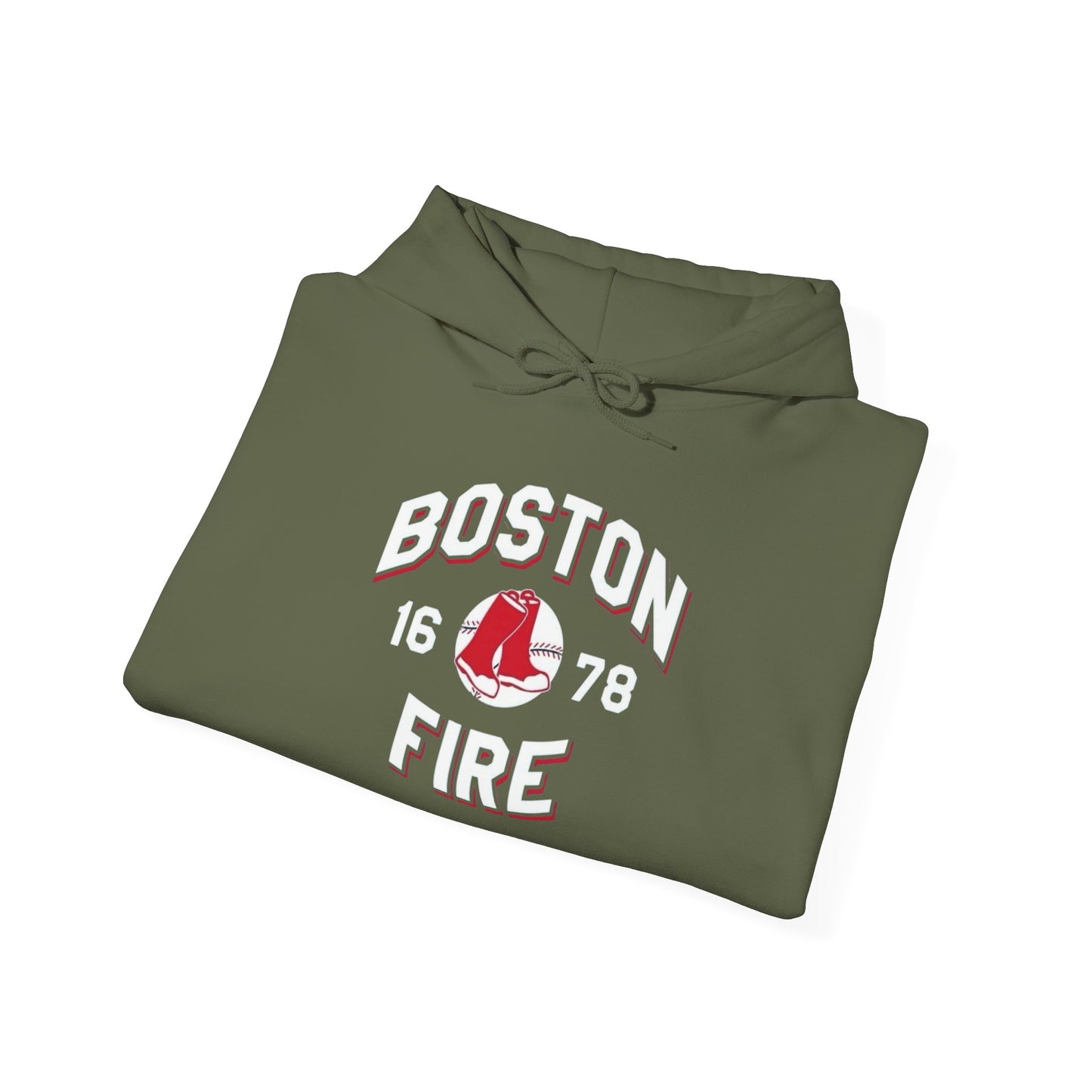 Boston Fire Hoodie Multiple Colors Unisex Heavy Blend™ Hooded Sweatshirt