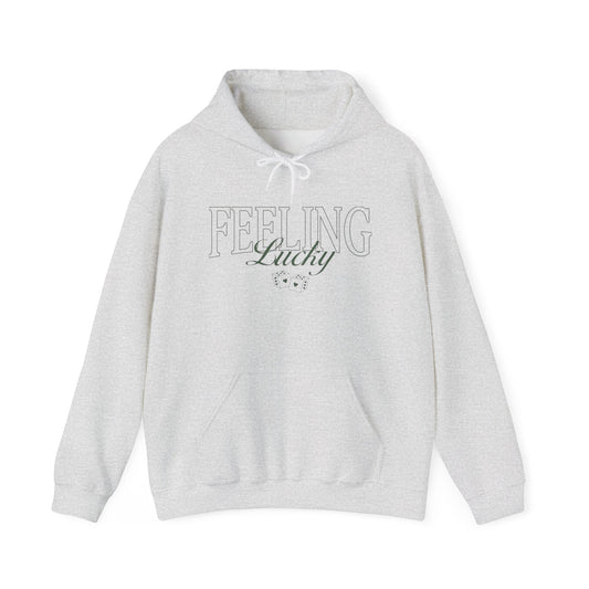 Feeling Lucky Graphic Hoodie Heavy Blend Sweatshirt NEW