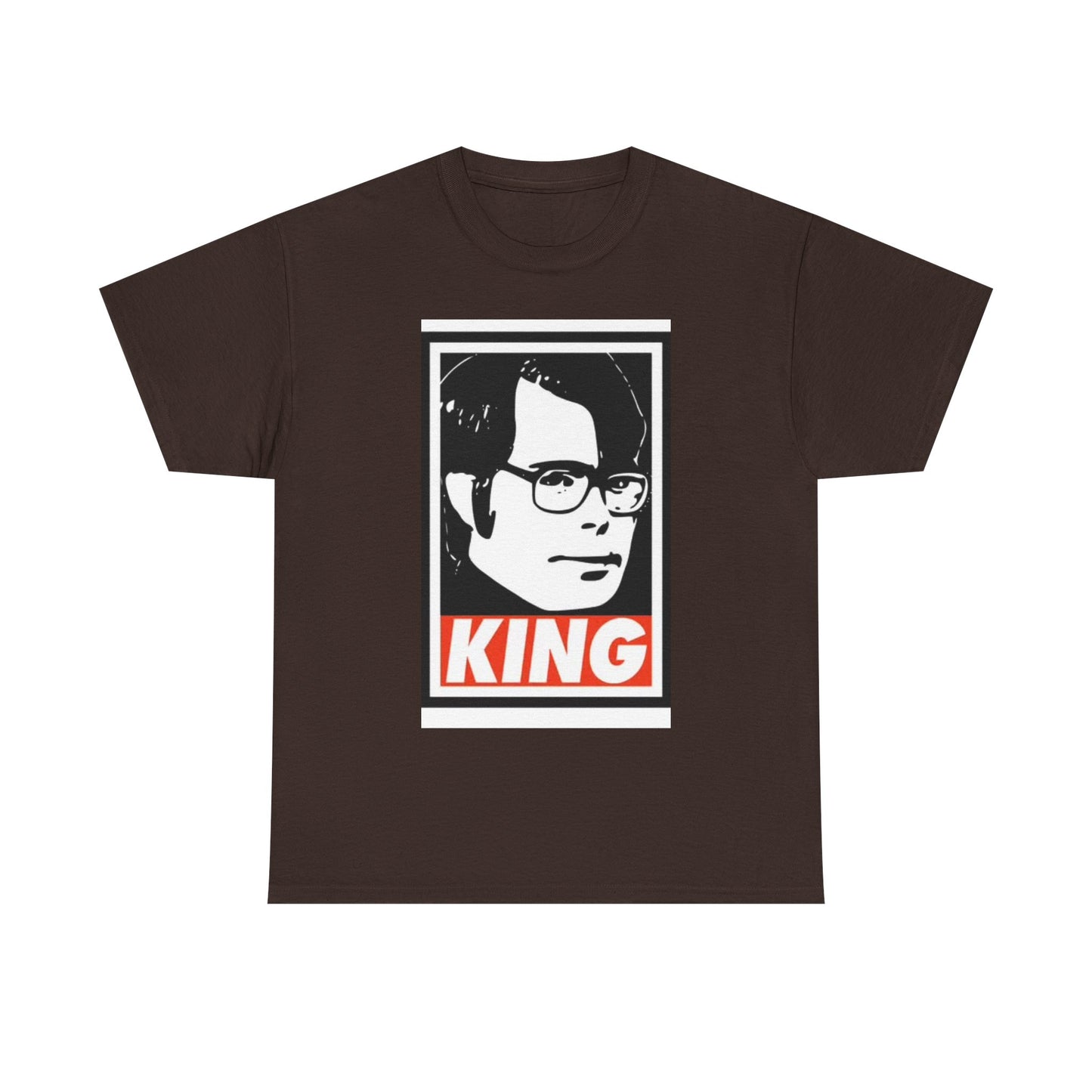 Stephen King Shirt Retro Poster Horror Funny Gift Scary Unisex Heavy Cotton Tee