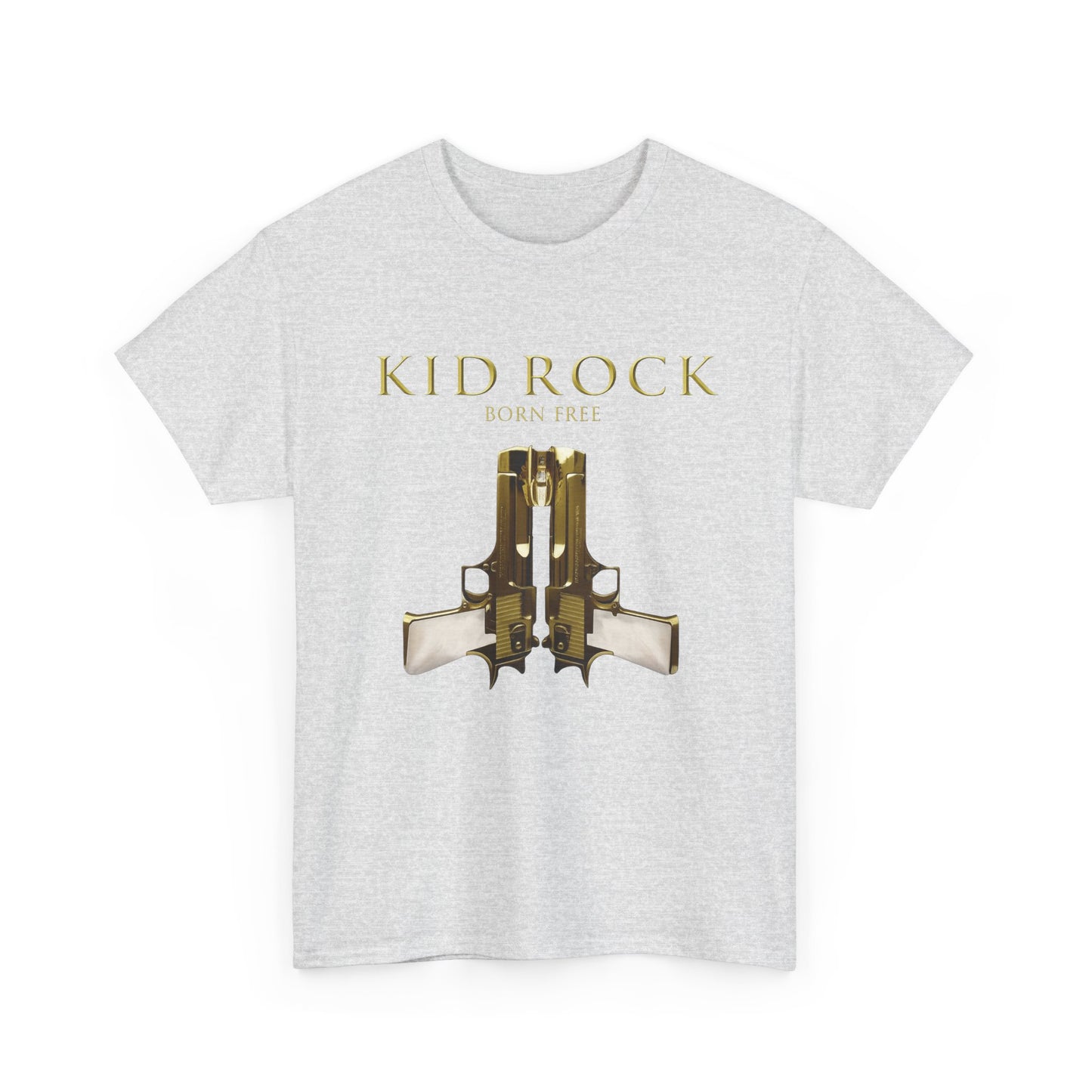 Kid Rock Born Free Graphic T Shirt Unisex Heavy Cotton Tee