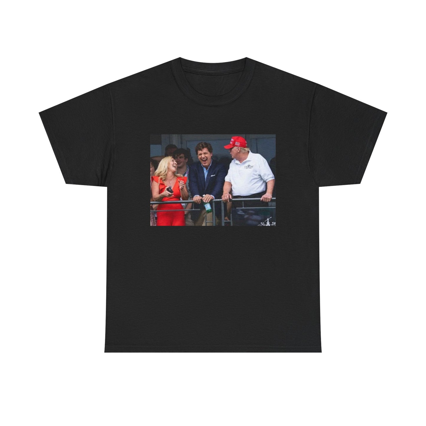 Tucker Carlson Tshirt Funny Trump gillis Nelk Unisex Heavy Cotton America