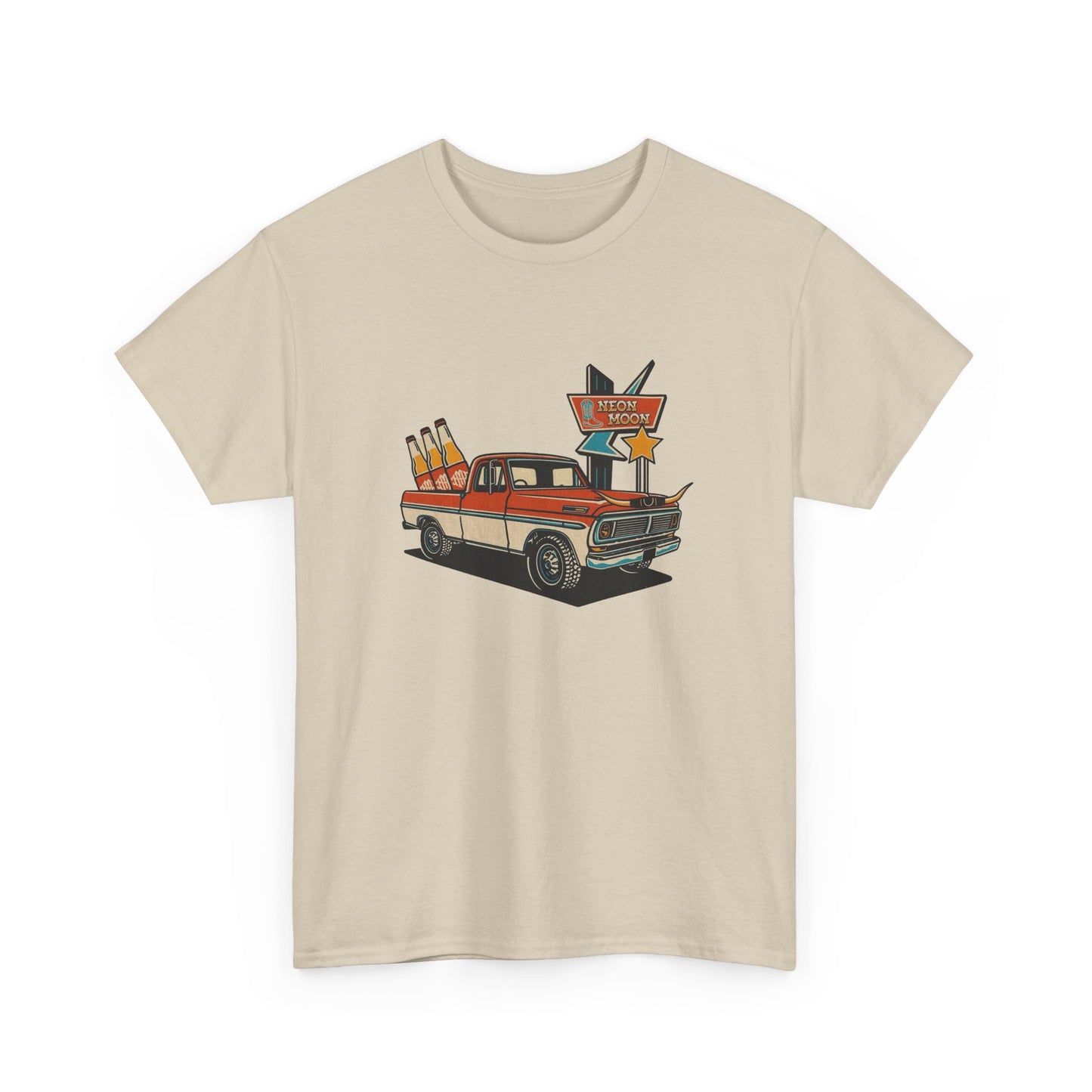 Neon Moon Country Graphic T Shirt NEW Unisex Heavy Cotton Tee