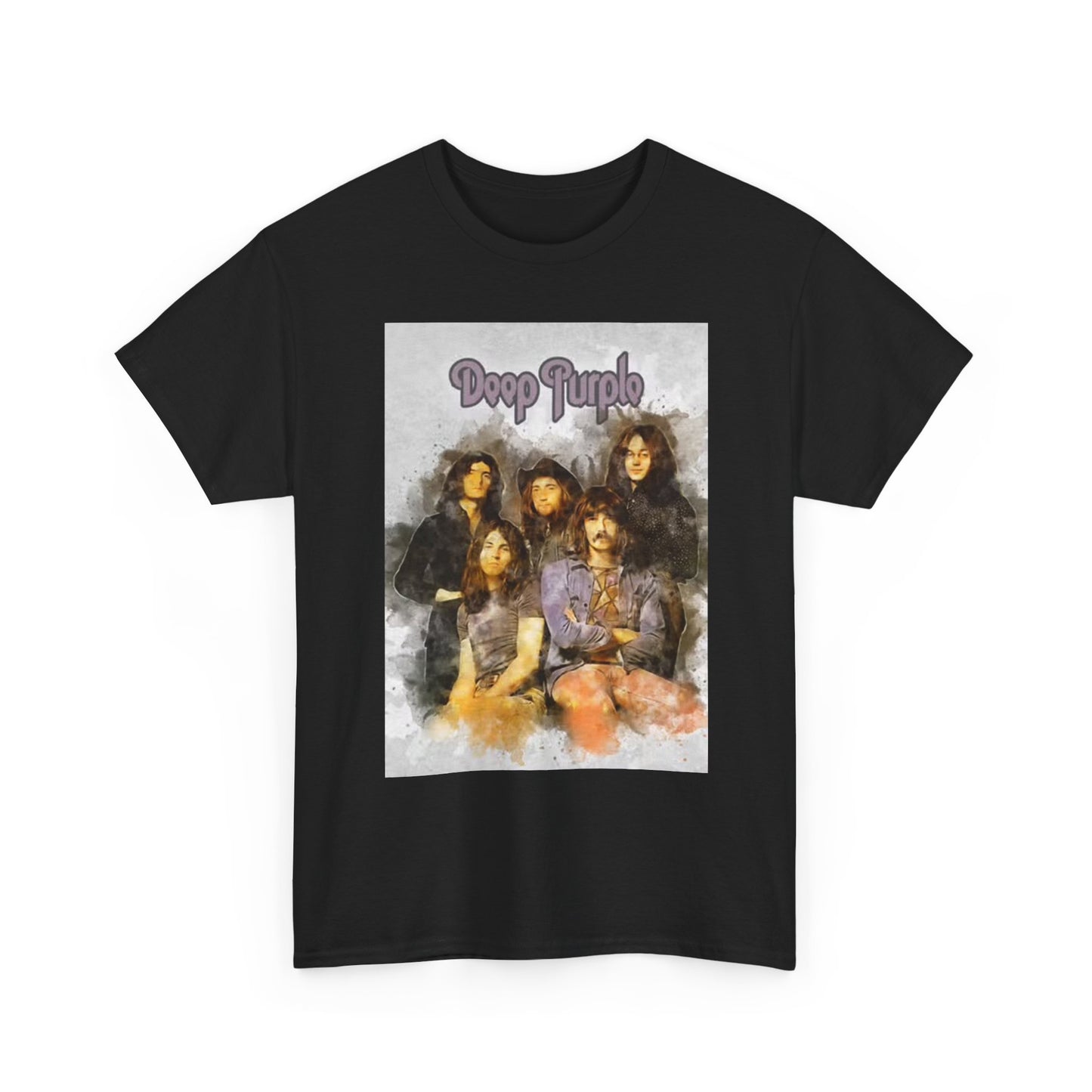 Deep Purple Graphic T Shirt Vintage Rock Merch 70s Unisex Heavy Cotton Tee