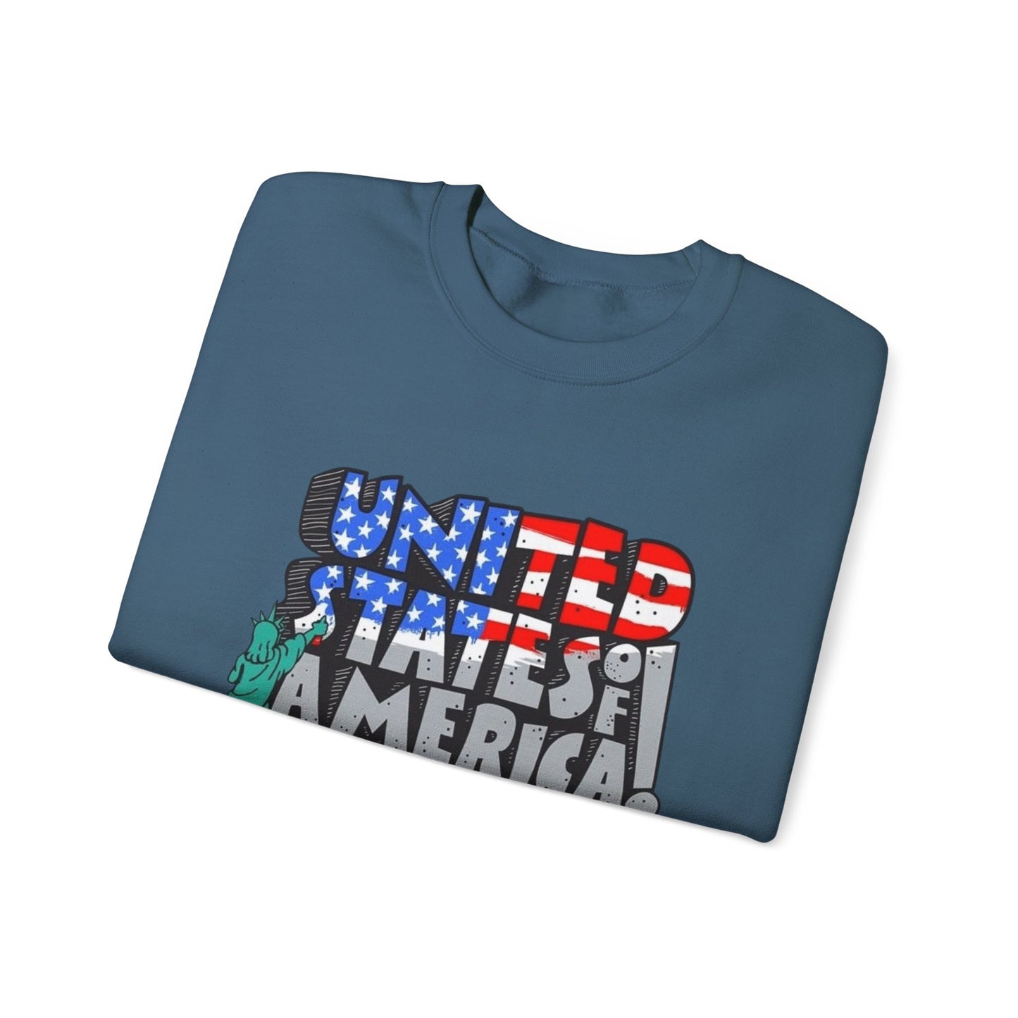 United States Of America Sweater NEW Unisex Heavy Blend™ Crewneck Sweatshirt