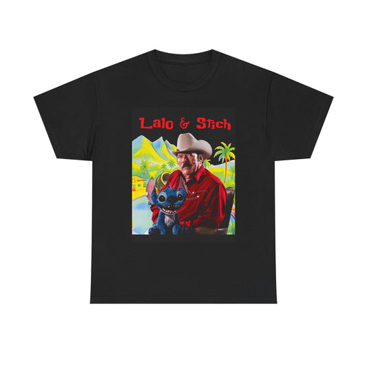 Lalo And Stich Graphic T Shirt Unisex Heavy Cotton Tee