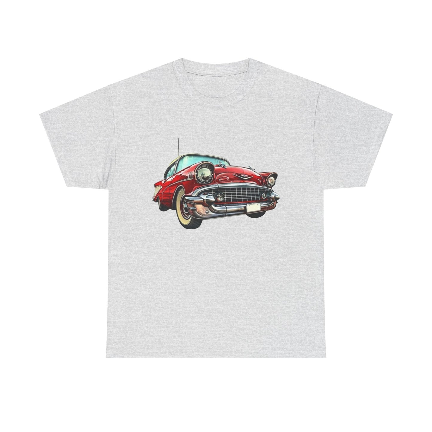 57 Chevy Retro Classic Car Graphic T Shirt NEW Unisex Heavy Cotton Tee