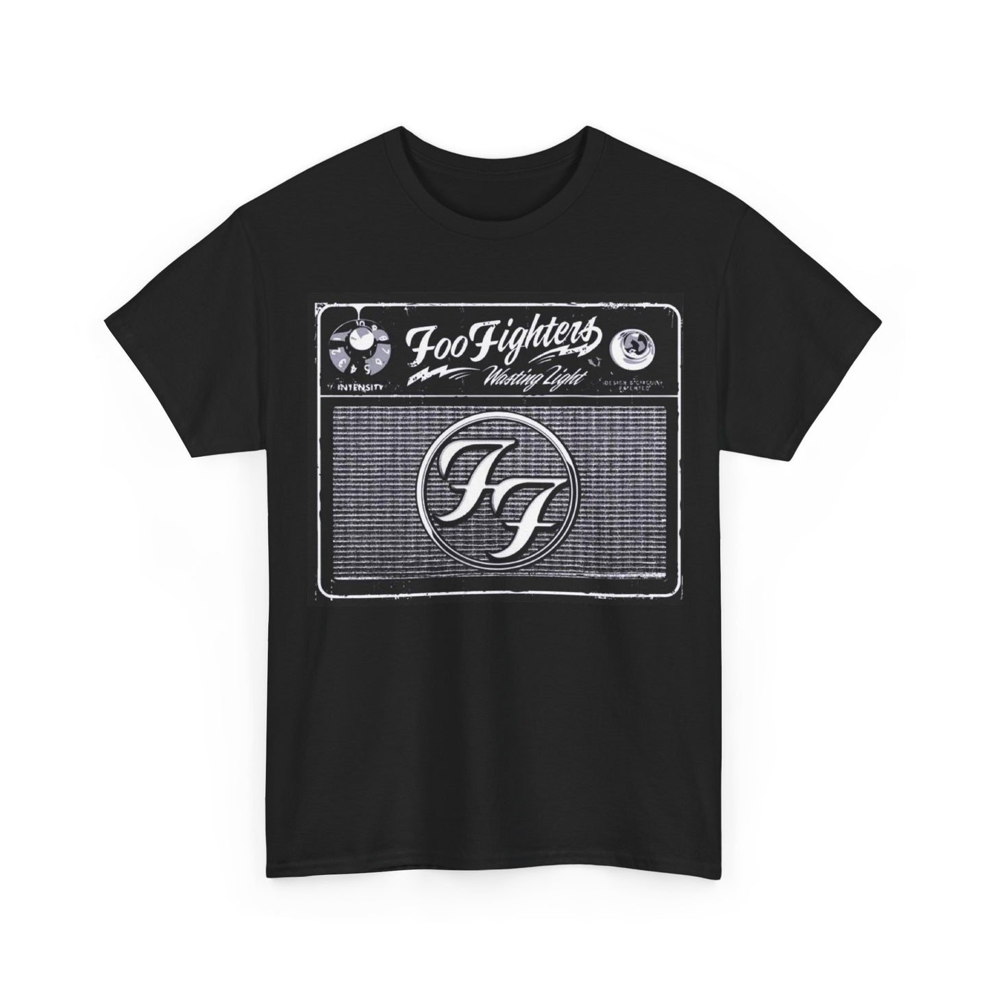 Foo fighters T-shirt vintage rock art concert tee nirvana tour Heavy Cotton