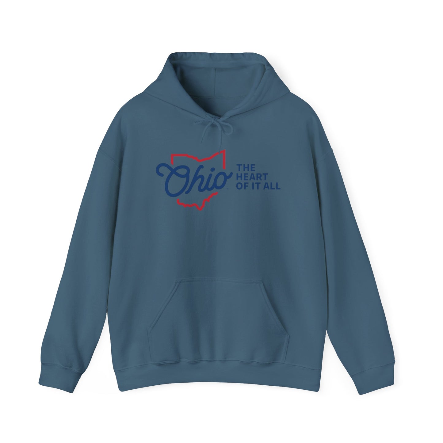 Ohio State Hoodie The Heart Of It All Unisex Heavy Blend™ Hooded Sweatshirt