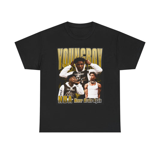 NBA Youngboy Graphic T Shirt Vintage Retro Rap Unisex Heavy Cotton Tee