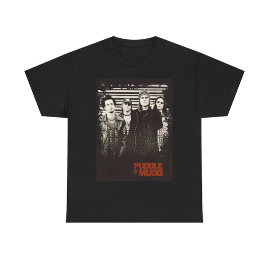 Puddle Of Mudd Shirt Vintage Rock Poster Graphic Unisex Heavy Cotton Tee