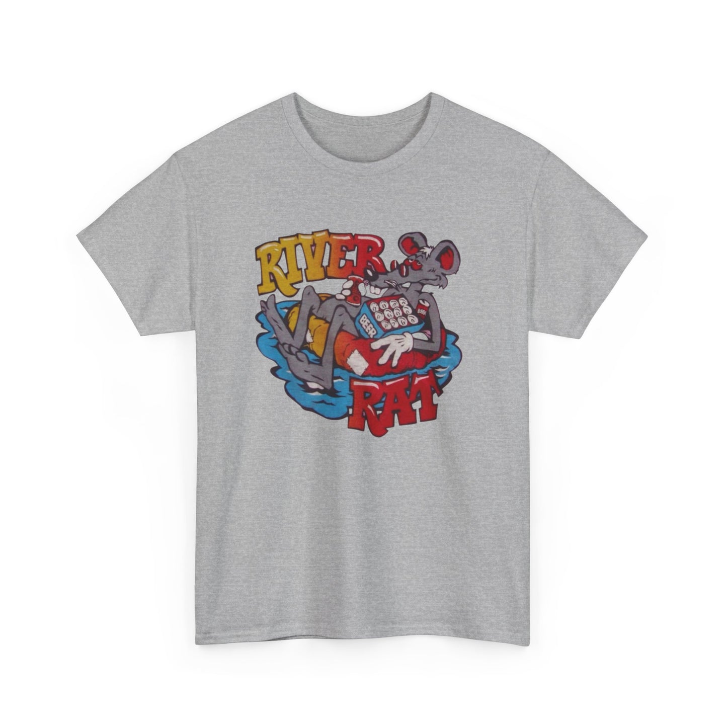 River Rat Vintage Graphic T Shirt S-5XL NEW Unisex Heavy Cotton Tee