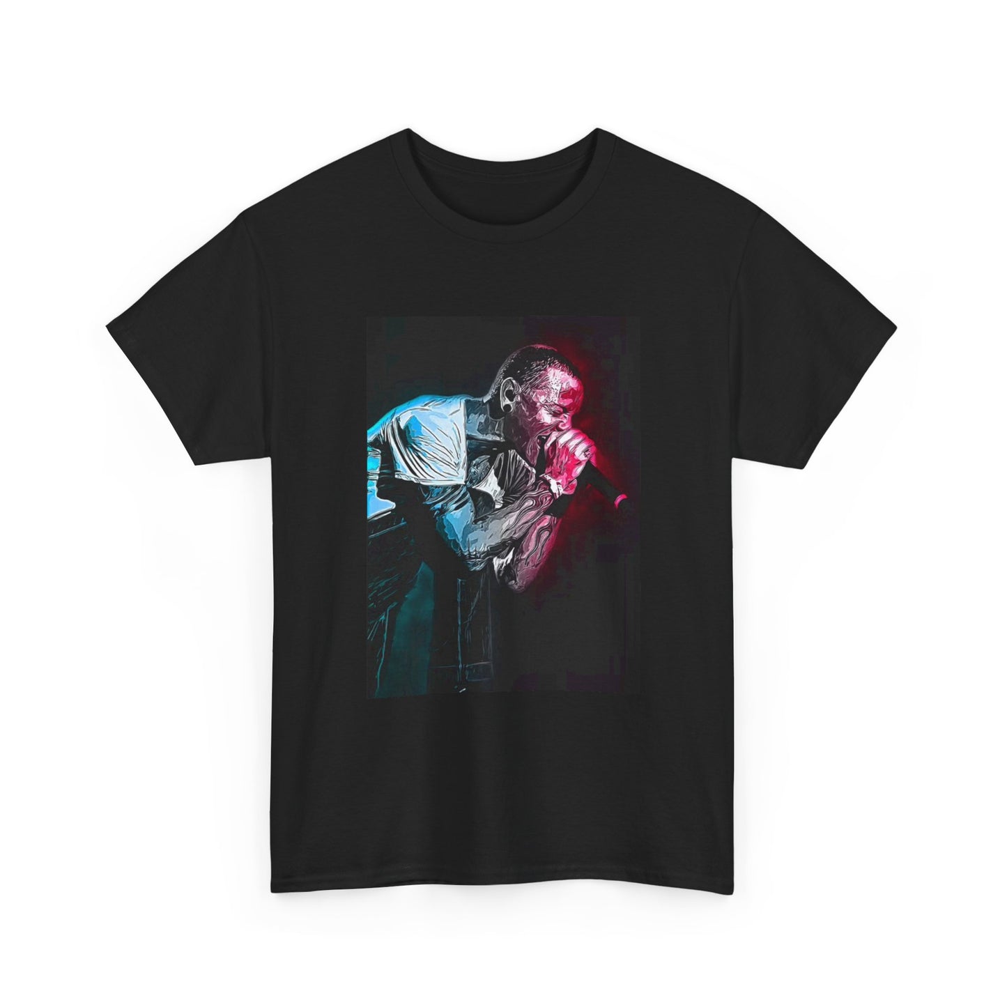 Retro Neon art band Heavy Cotton Tee
