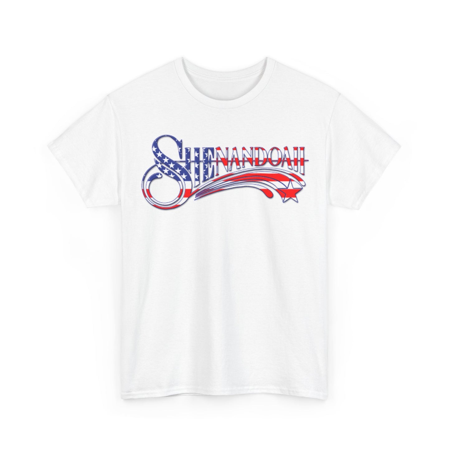 Shenandoah Tshirt Vintage Country American Flag Retro Unisex Heavy Cotton Tee