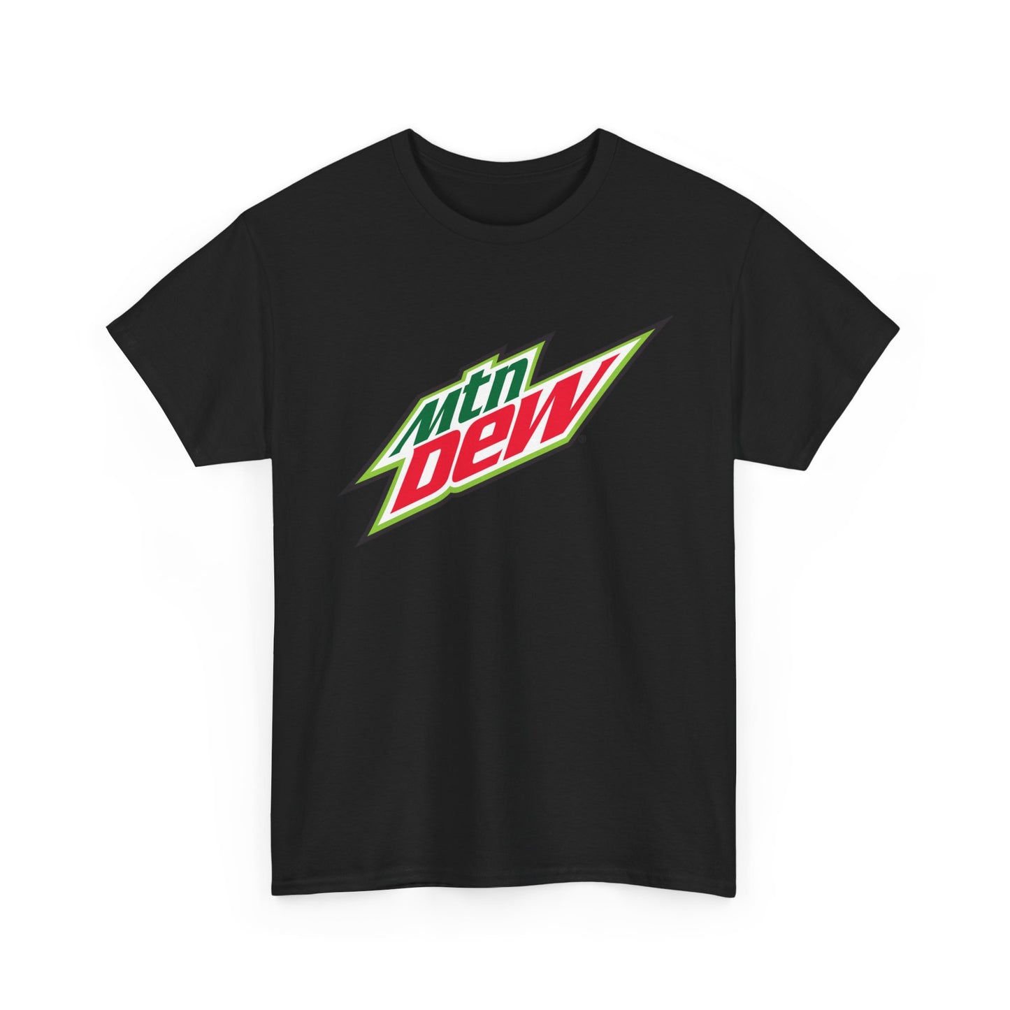 Mountain Dew Graphic T Shirt Retro Logo Video Games Unisex Heavy Cotton Tee