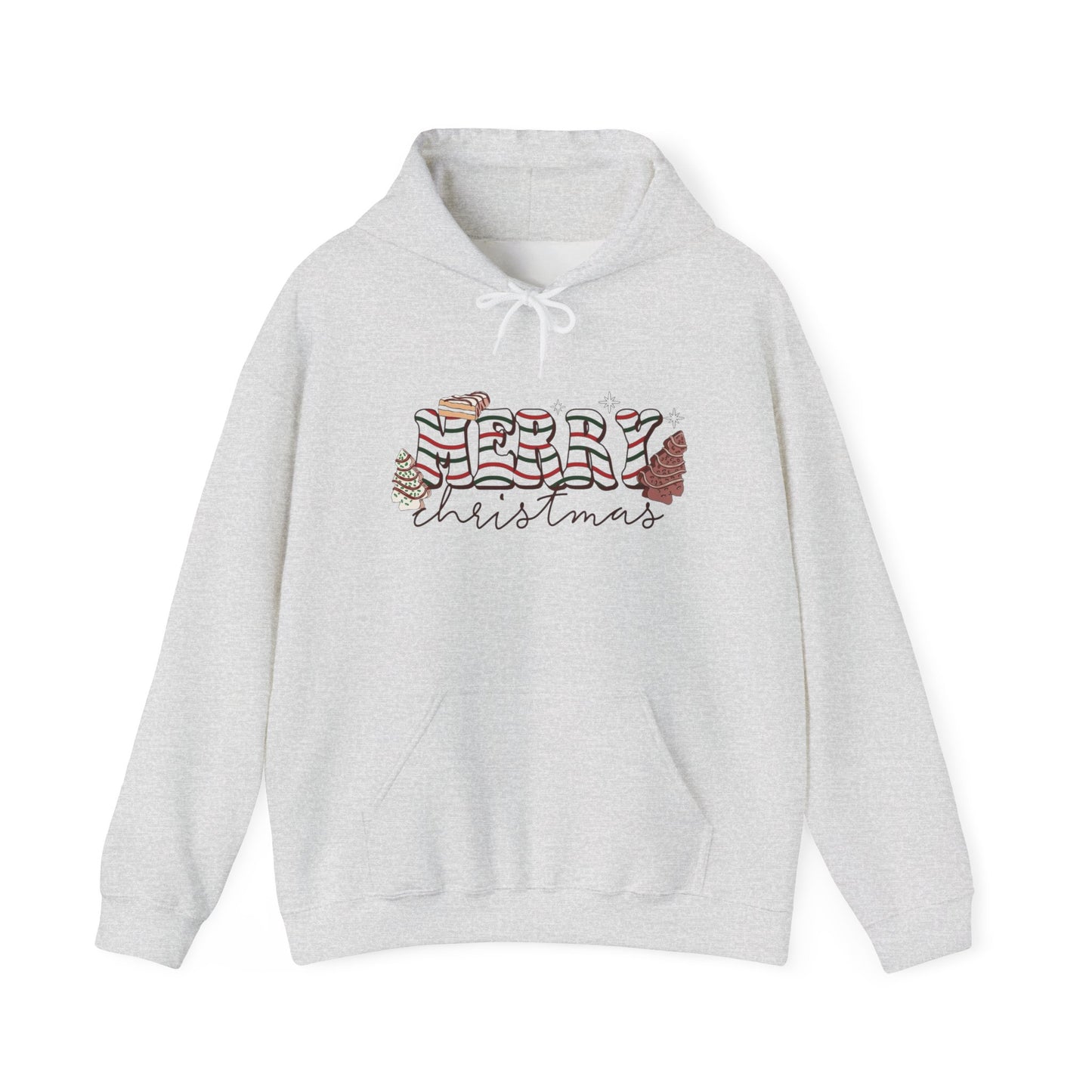 Christmas Tree Cakes Funny Graphic Hoodie Unisex Heavy Blend™ Hooded Sweatshirt