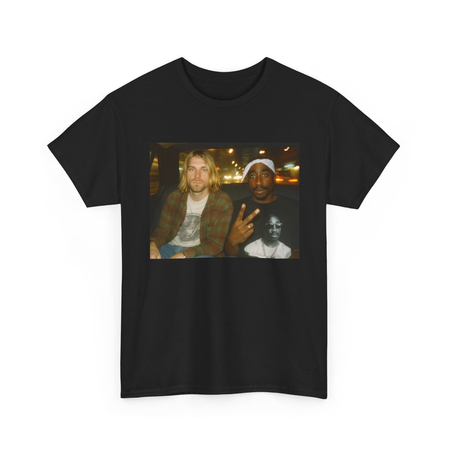 Kurt Cobain Rap Hip Hop Legends In taxi Graphic T Shirt BRAND NEW S-5XL