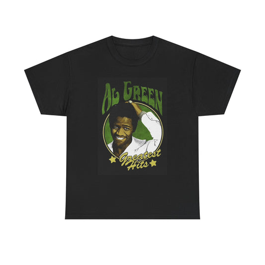 Al Green T Shirt Vintage Greatest Hits Album Unisex Heavy Cotton Tee