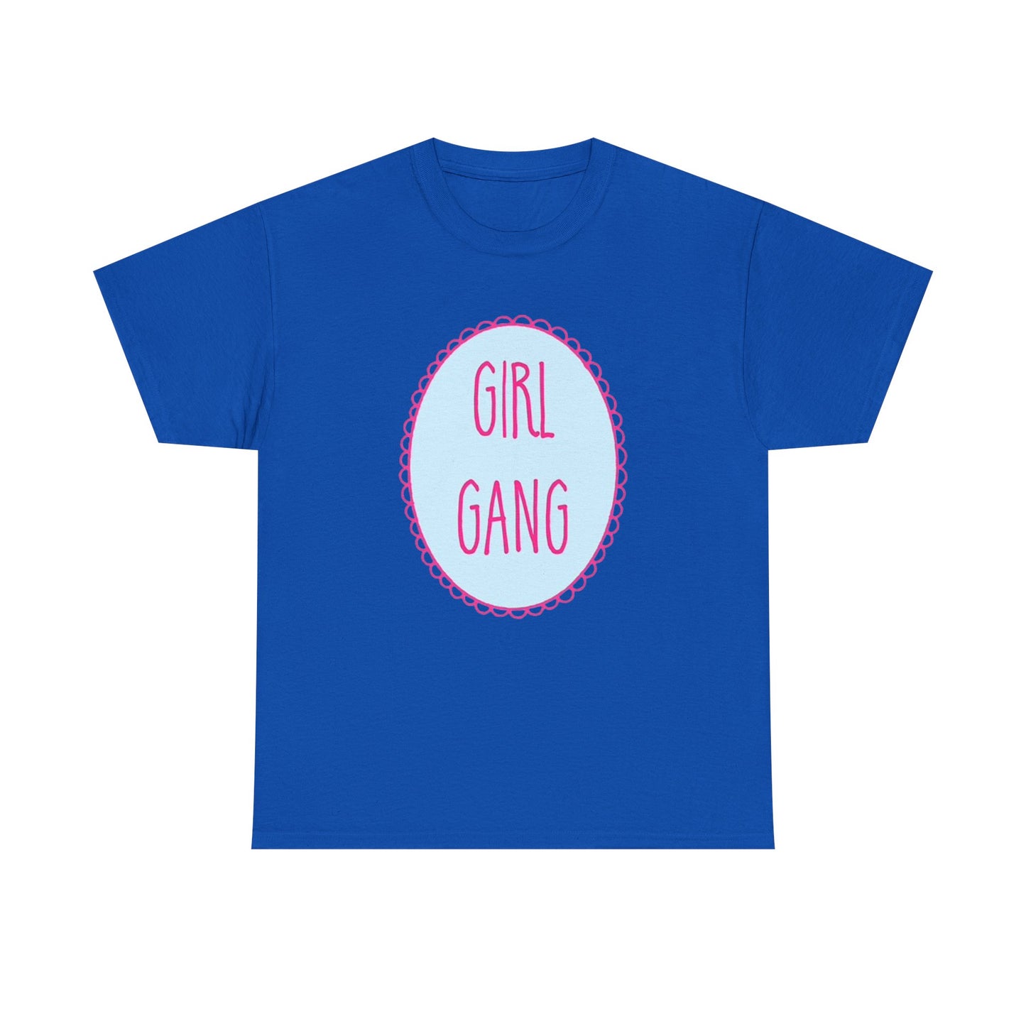 Girl Gang T Shirt Baby Shower Reveal Graphic Unisex Heavy Cotton Tee