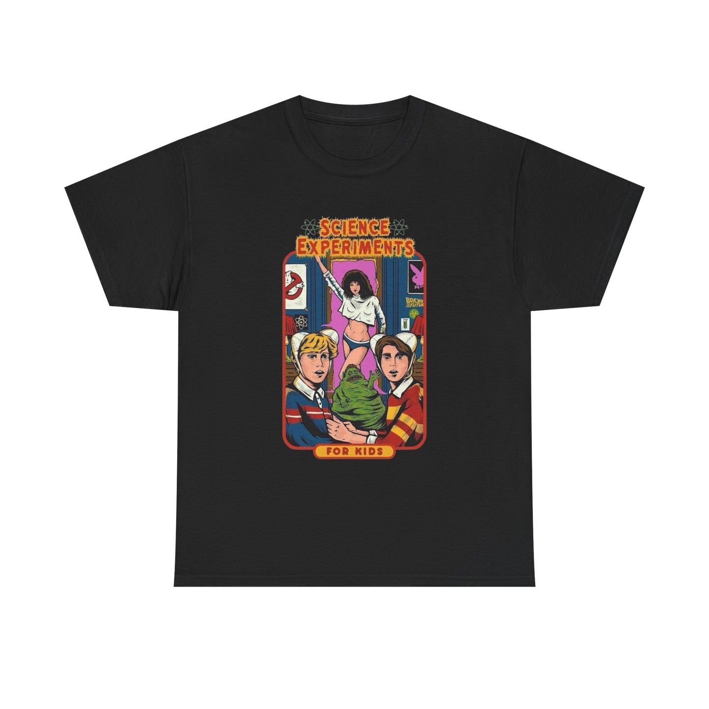 Science Experiments Retro Graphic T Shirt NEW Adult Tee