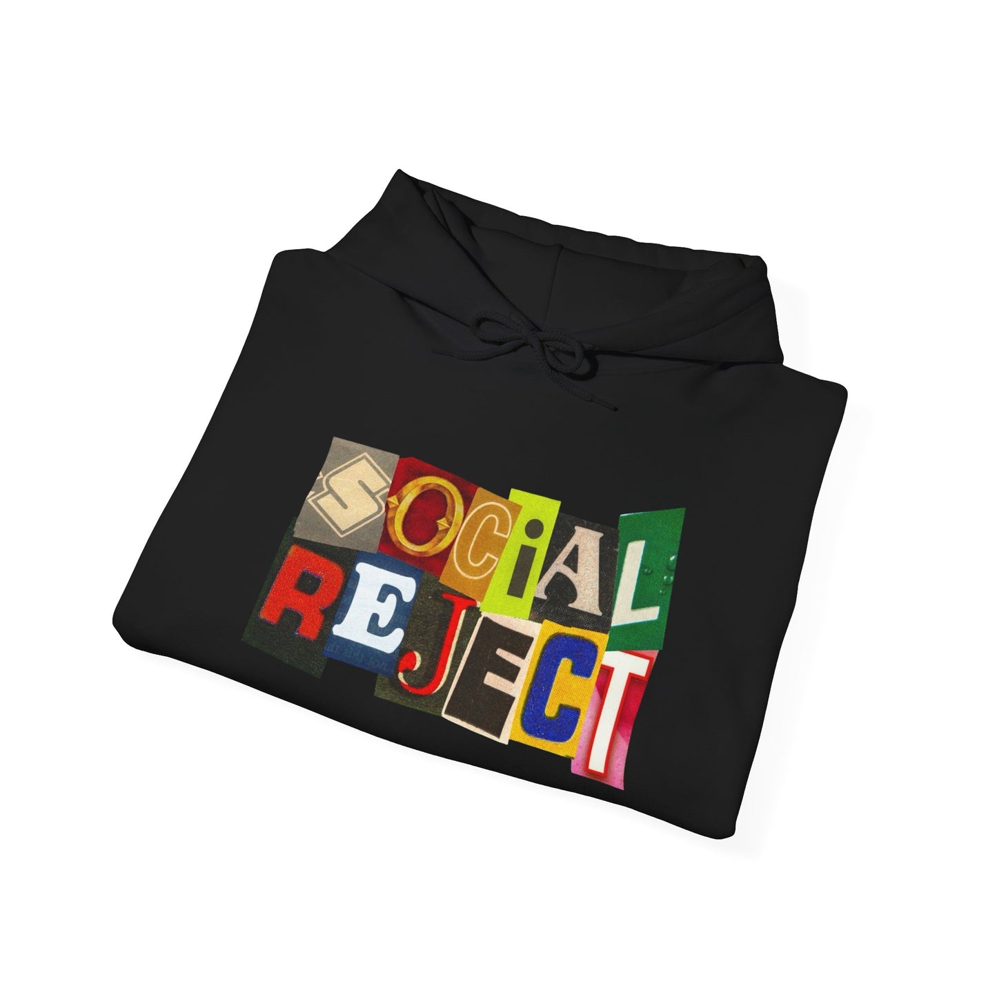 Social Reject Graphic Hoodie Unisex Heavy Blend™ Hooded Sweatshirt