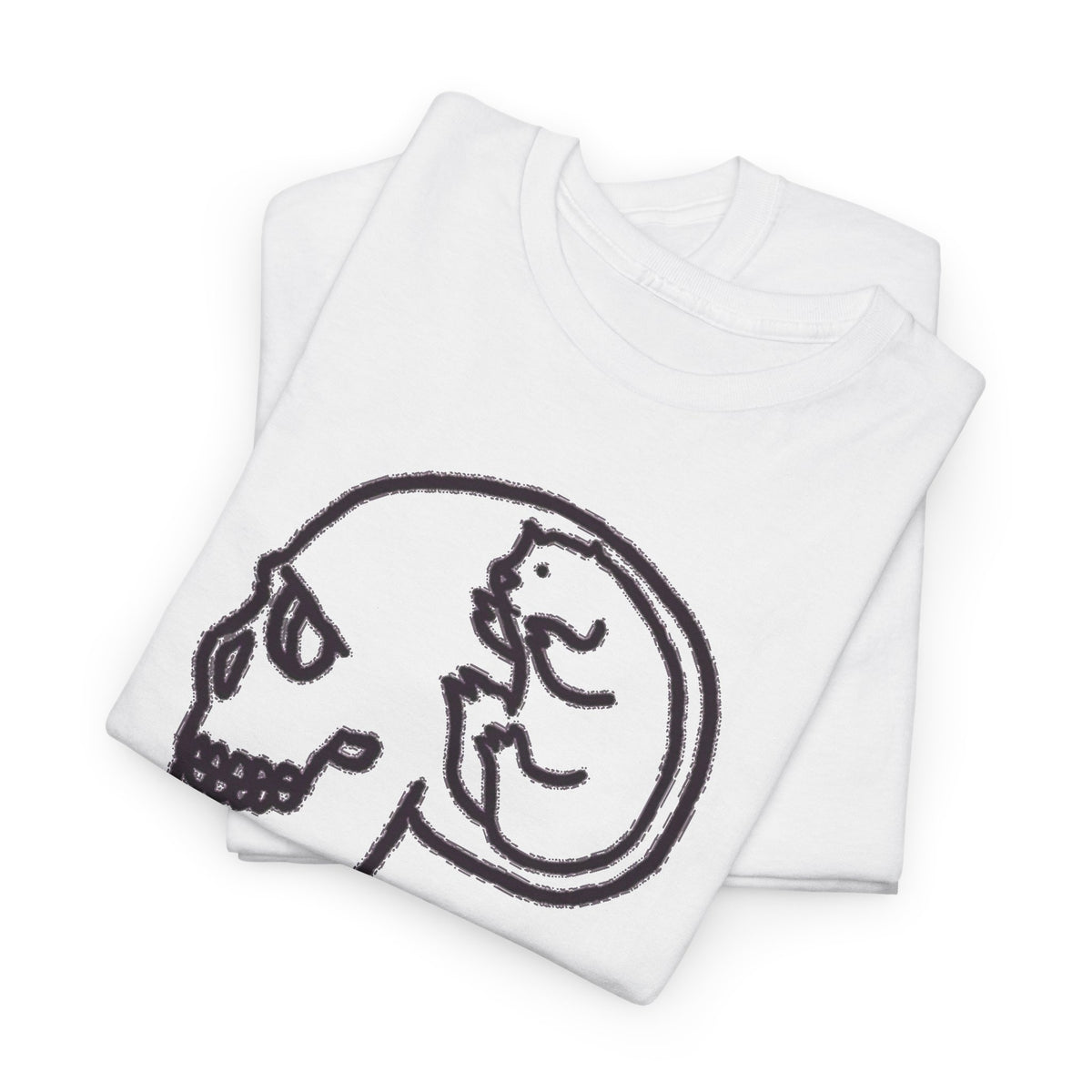 Bear in Mind Skull Graphic T-Shirt Funny Men's Tee