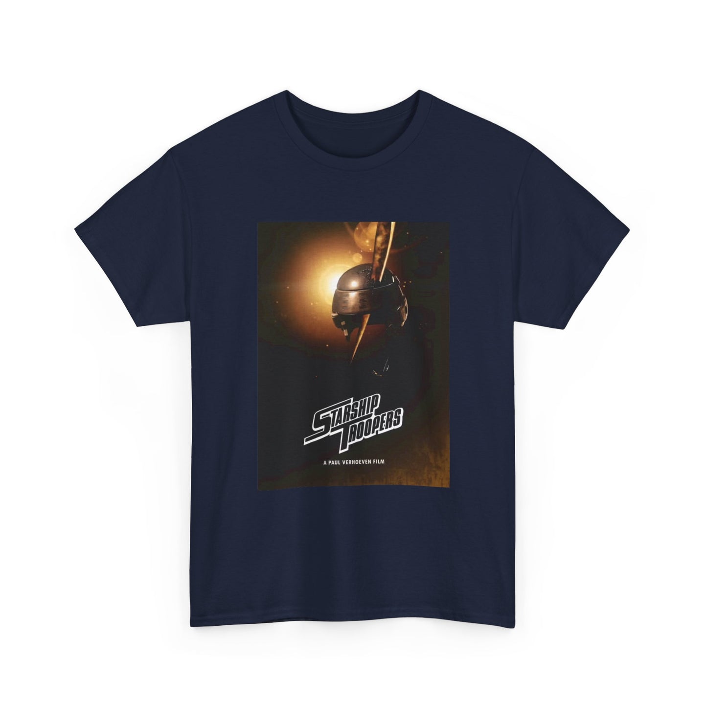 StarShip Troopers Tshirt Retro Action Movie Vintage Unisex Heavy Cotton Tee