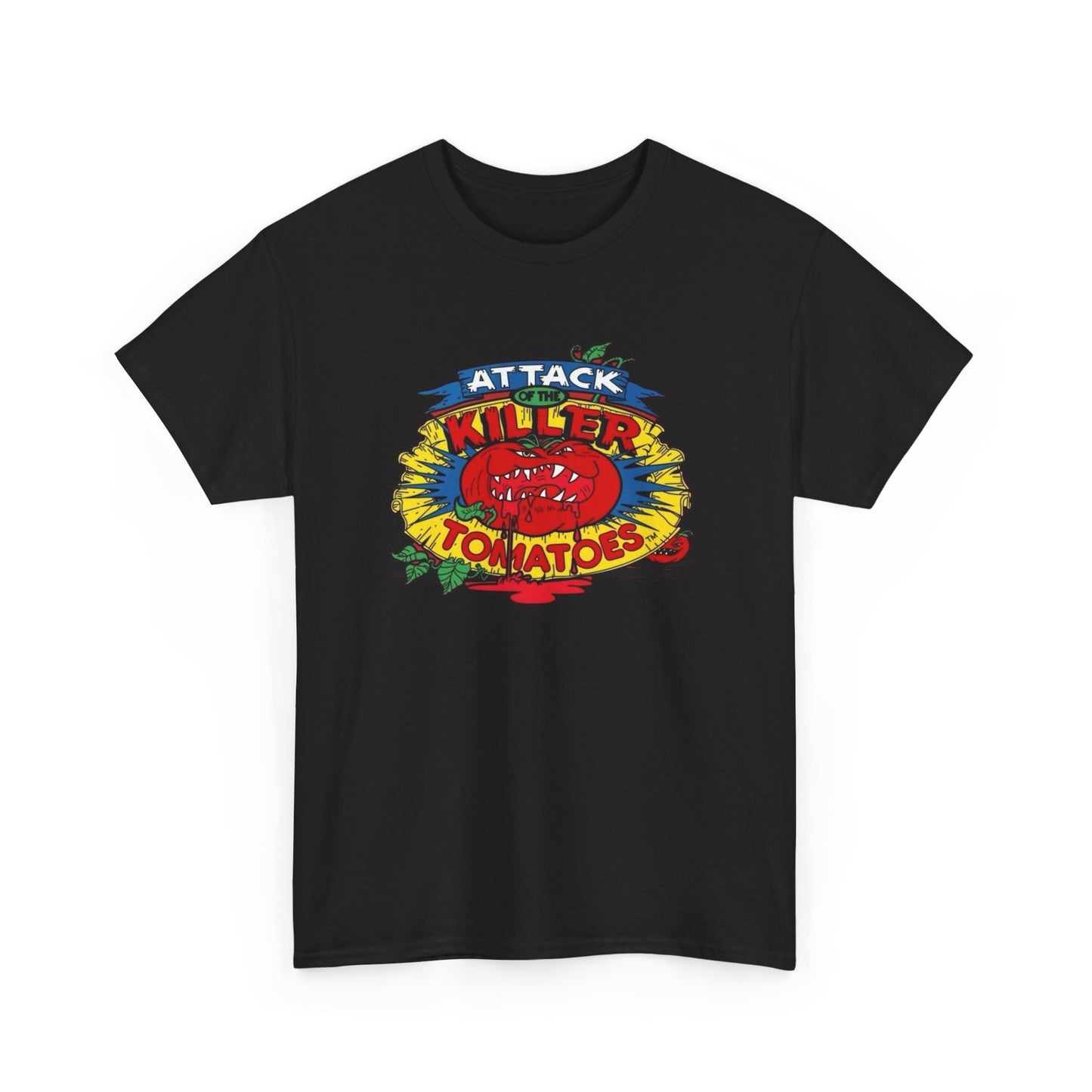 Attack Of The Killer Tomatoes Graphic T Shirt NEW Heavy Cotton Tee