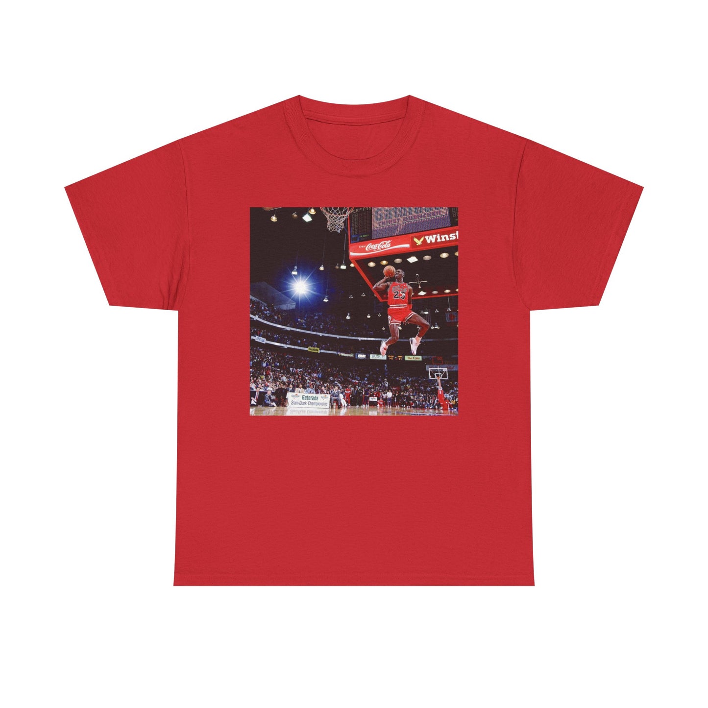 Michael Jordan Graphic T Shirt Retro Dunk Contest Unisex Heavy Cotton Tee