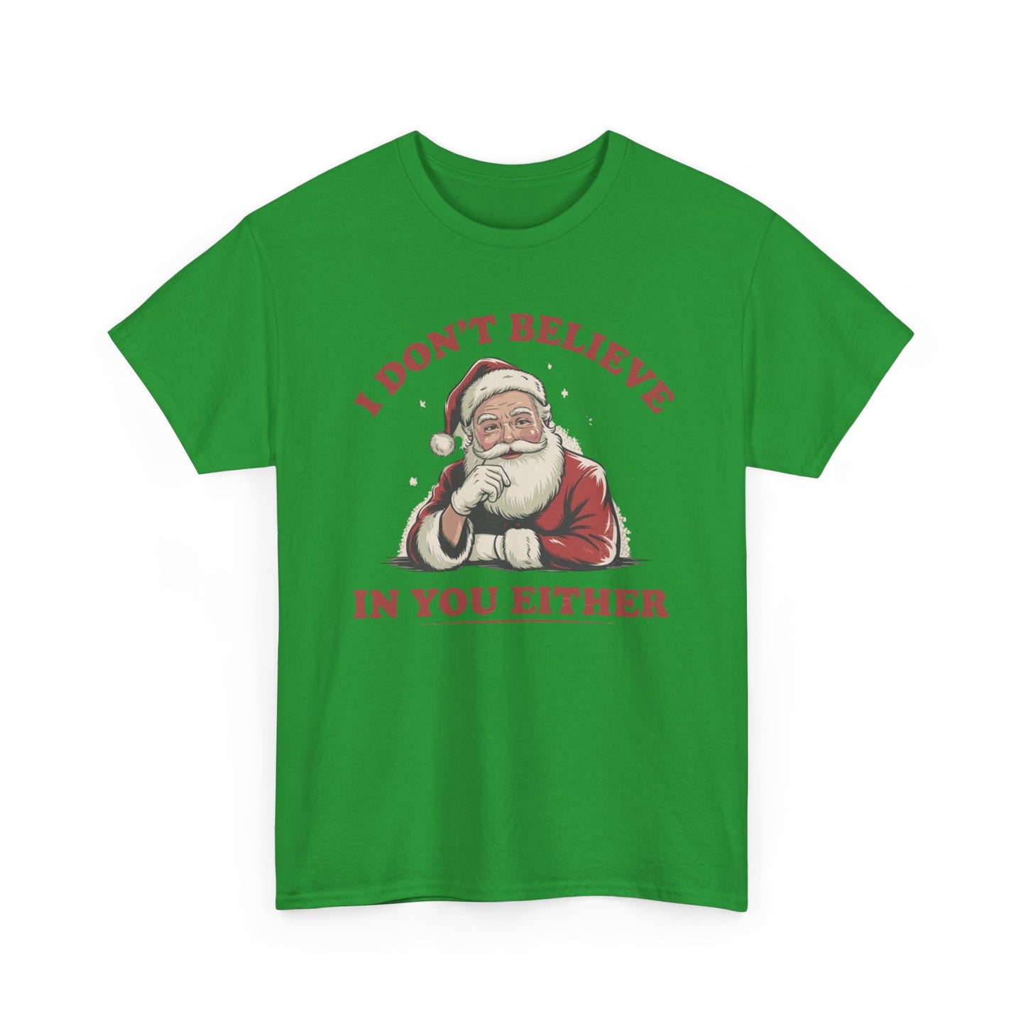 Santa's Real Funny Christmas Graphic T Shirt NEW Unisex Heavy Cotton Tee