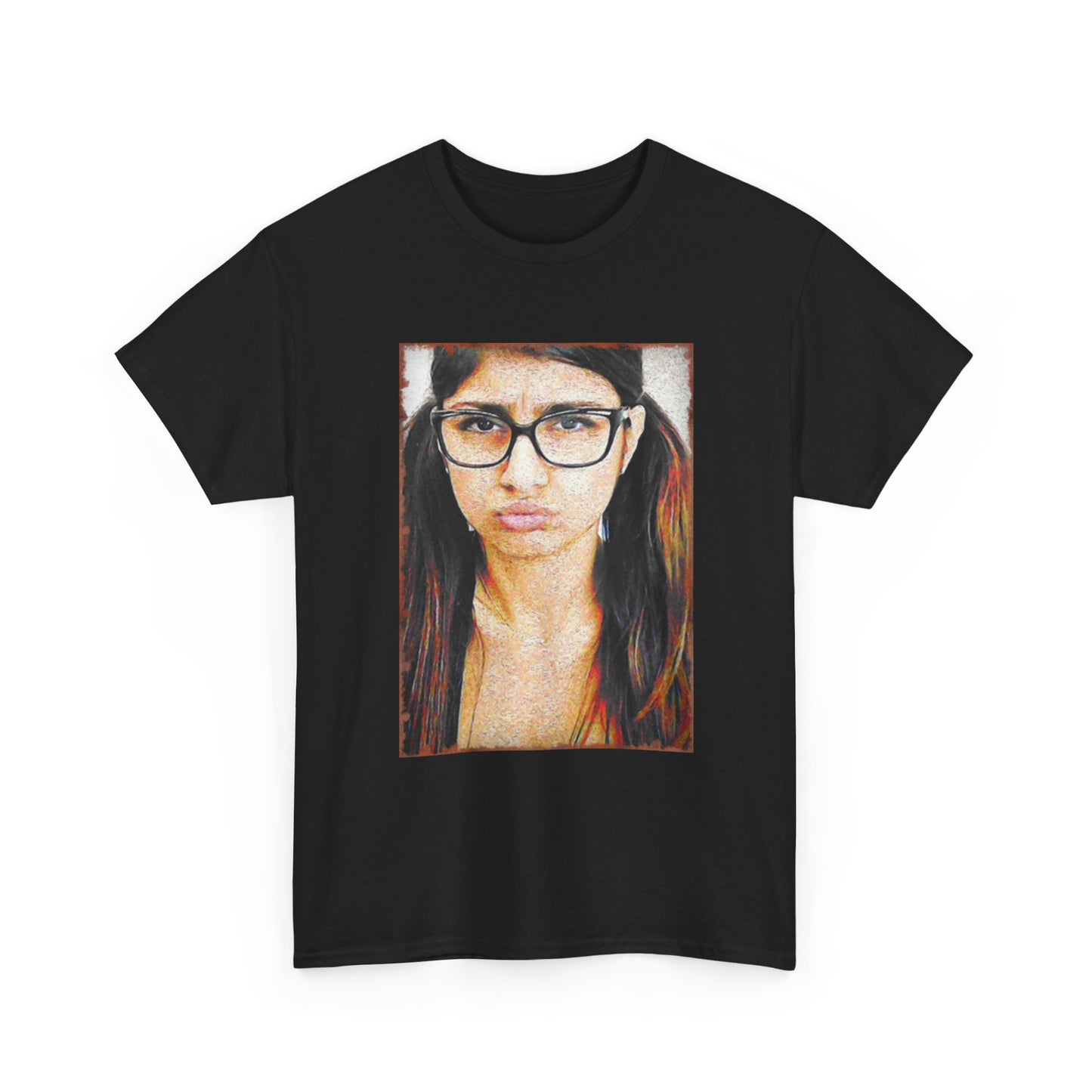 Mia Khalifa Shirt Funny Meme Graphic Unisex Heavy Cotton Tee
