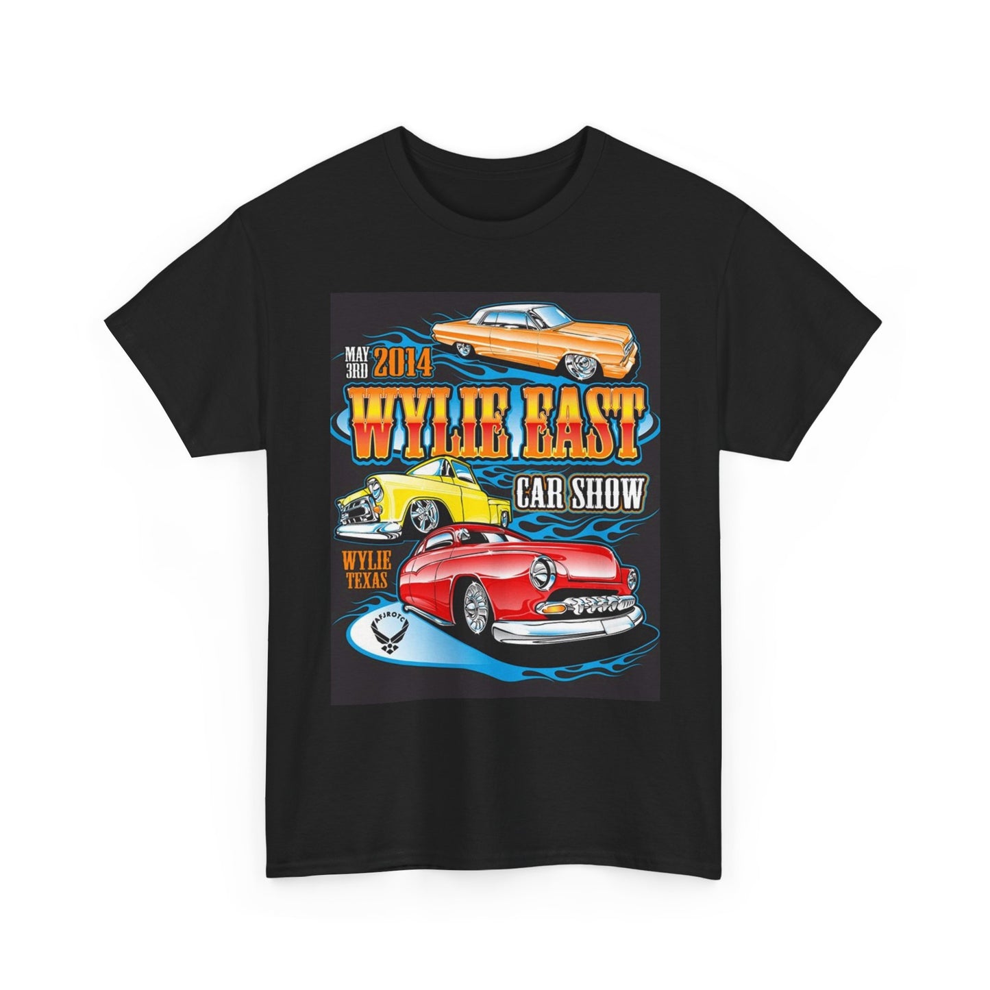 Retro Muscle Car Show Cruise In Graphic T Shirt Unisex Heavy Cotton Tee 7