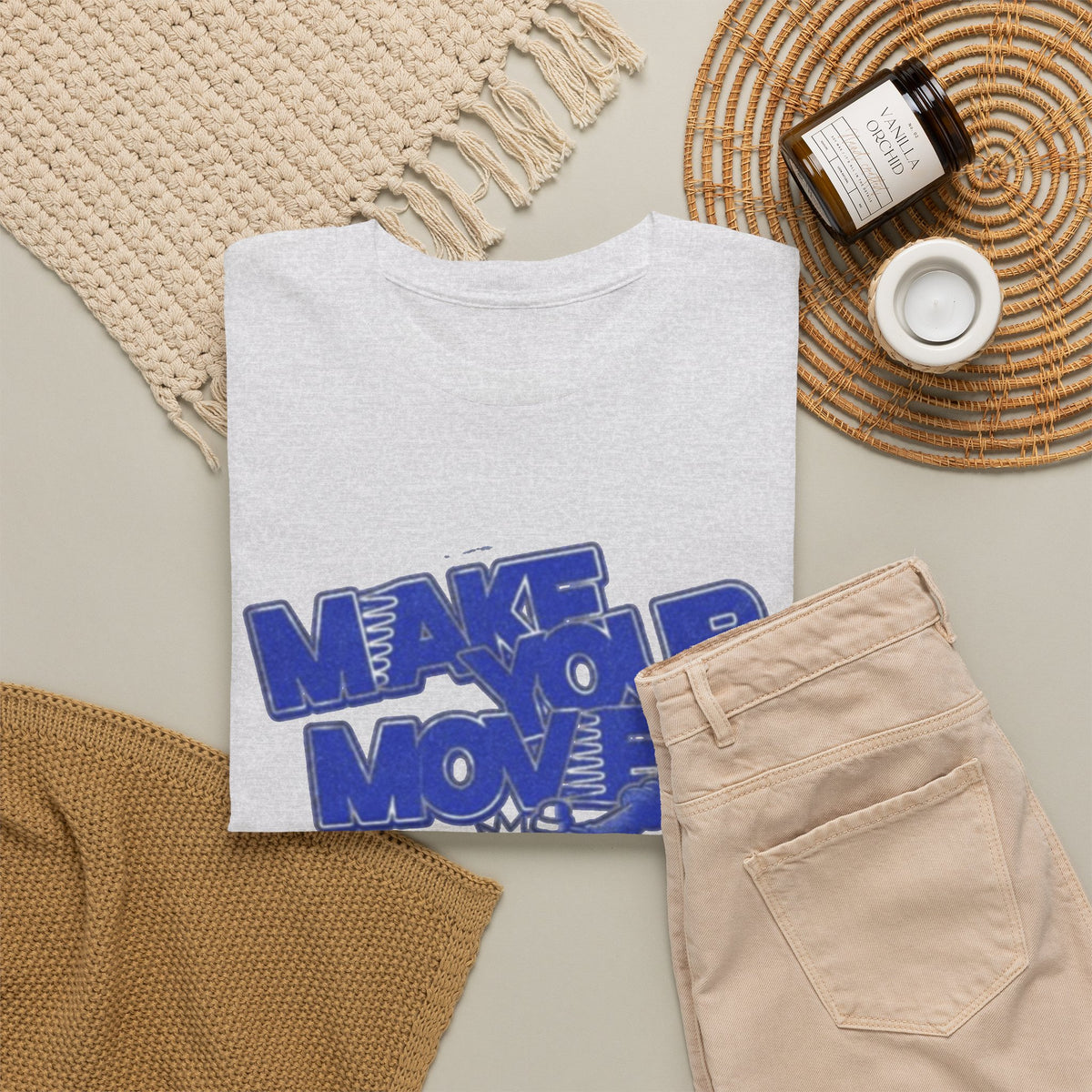 Make Your Move Chess Graphic T-Shirt Men's Graphic Tee Retro
